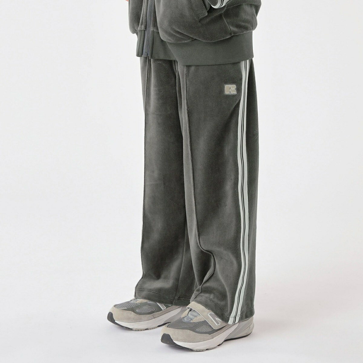 【SHIPS KIDS別注】RUSSELL ATHLETIC:100～130cm / ライン パンツ／シップス（SHIPS）