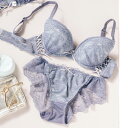 クラシック・ランジェリー嬉しいブラ&ショーツSET 「クロスリボン(ワイヤー有り)」 /フランデランジェリー(fran de lingerie)(4)