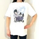 NARUTO(ナルト) うちはサスケ千鳥 Tシャツ(ホワイト) 3Lサイズ アパレル ジャンプ/パーフェクト・ワールド・トーキョー(Perfect World Tokyo)