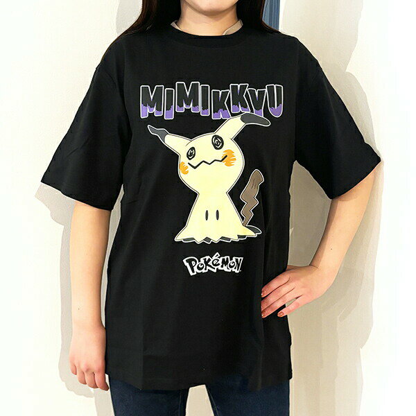 ポケットモンスター ミミッキュ ブラック Tシャツ Lサイズ アパレル ポケモン／パーフェクト・ワールド・トーキョー（Perfect World Tokyo）