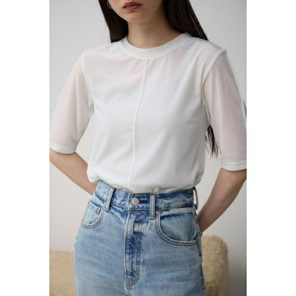 ベロア5分袖トップス／アズールバ