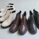 「UNISEX」22.5~27.0cm★Uチップ6ホールレースアップブーツ★9111/リバティドール(Liberty Doll)