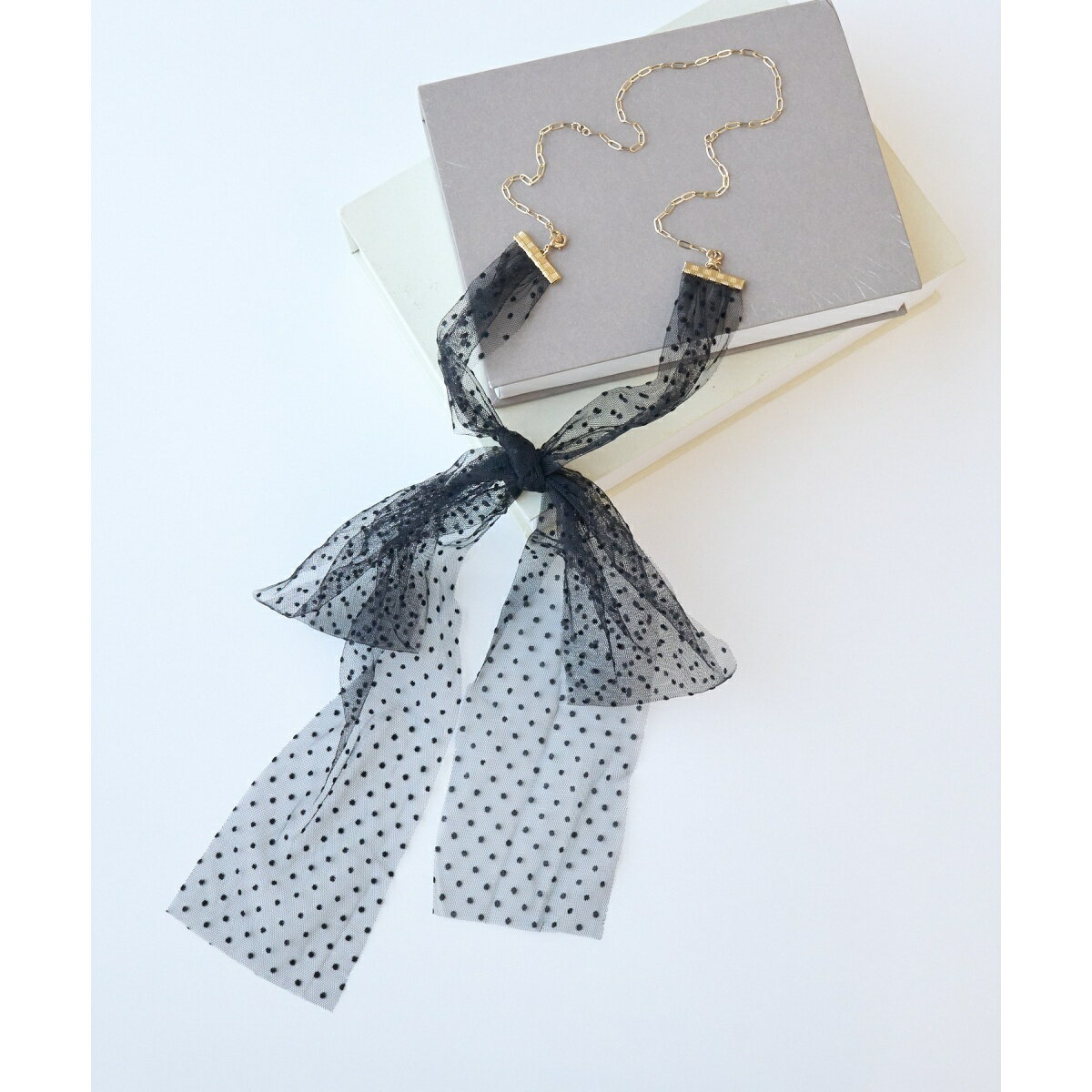 オーガンジーチュールリボンネックレス／ロペピクニックパサージュ（ROPE' PICNIC PASSAGE）