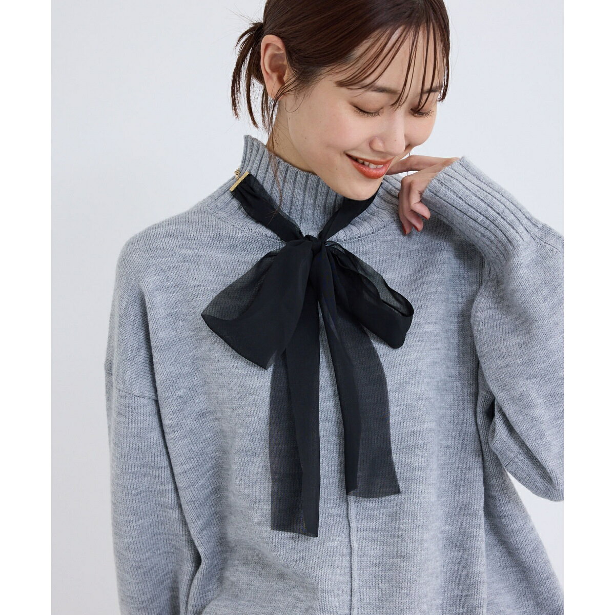 オーガンジーチュールリボンネックレス／ロペピクニックパサージュ（ROPE' PICNIC PASSAGE） 0101marui-12700462 丸井(マルイ)楽天市場店 サンプル画像3