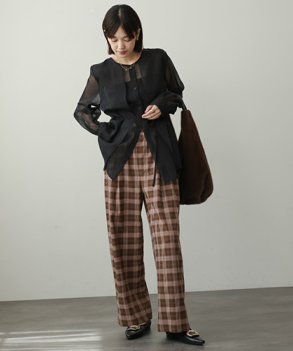 ストレッチゆるテーパードパンツ／ブージュルード（Bou Jeloud）