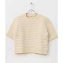 le TEXTURED KNIT SHORT-SLEEVE/アーバンリサーチ ロッソ(URBAN RESEARCH ROSSO)