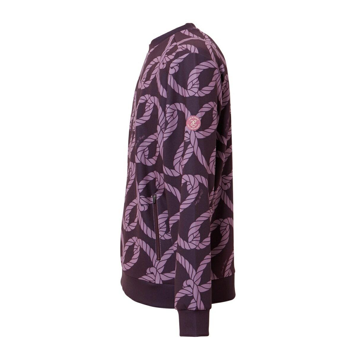 ロープ柄プリントトレーナー／ジュン＆ロぺ（JUN＆ROPE'）