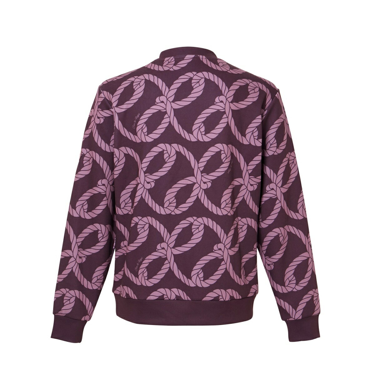 ロープ柄プリントトレーナー／ジュン＆ロぺ（JUN＆ROPE'）