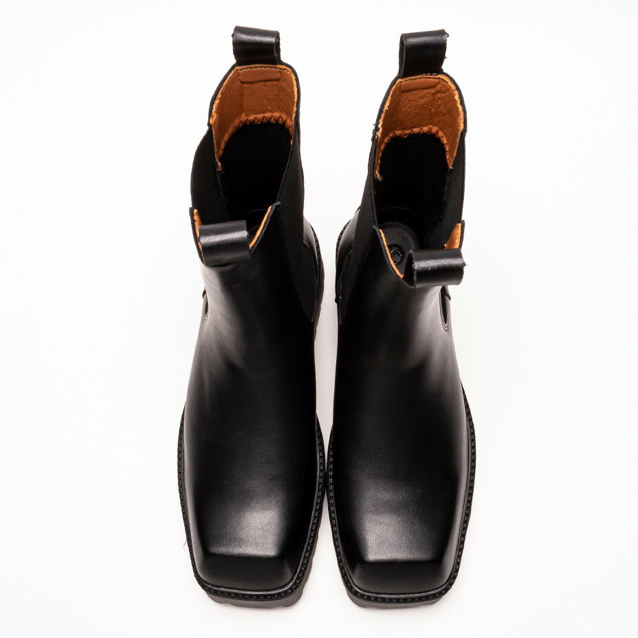 タンクソール スクエアトゥ サイドゴア チェルシーブーツ／エンデヴァイス（endevice）