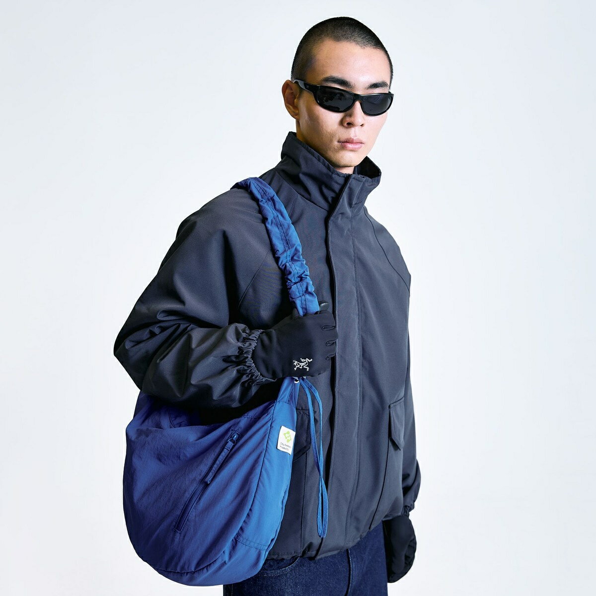 City Ambient Products: クランプル ムーン ギャザーショルダー バッグ／シップス（SHIPS）