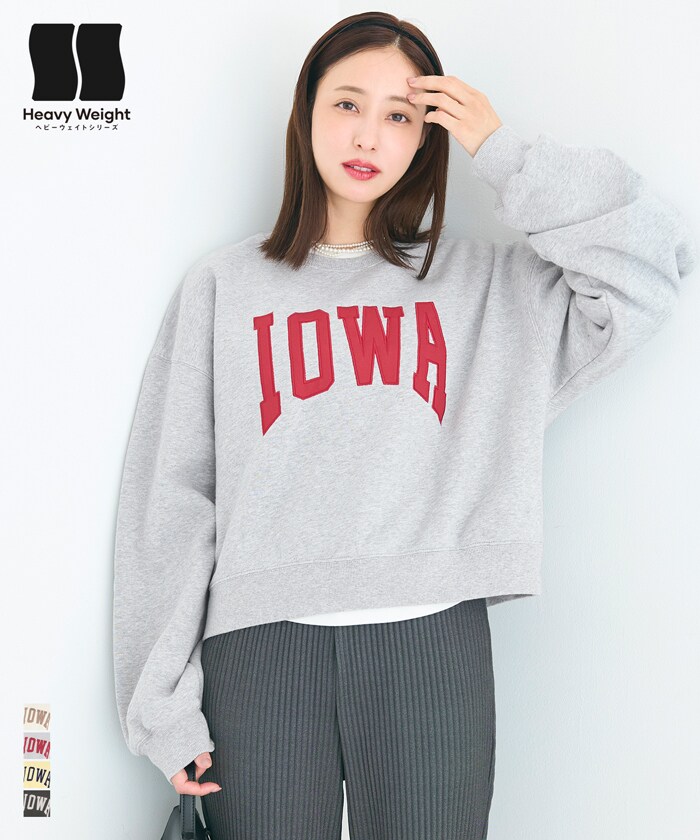 ヘビーウェイト裏起毛ビンテージ加工ロゴスウェット 全5色／コカ（coca）のサムネイル