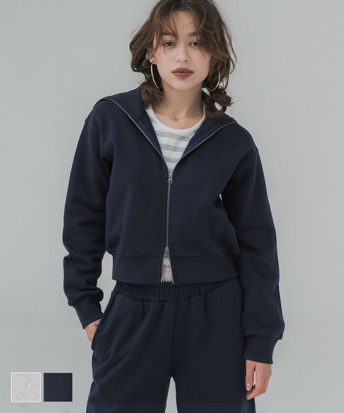 【 裏起毛 】ヘビーウェイト パーカー 全2色／コカ（coca）のサムネイル