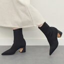 CARRANO◆6cmヒール◆デザインヒールニットショートブーツ/ブリジットバーキンセレクト(Bridget Birkin Select)