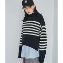 【アンチピリング/洗える】サイドスリットニットプルオーバー【WEB限定カラー】/ビス(VIS)