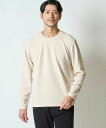 ヘリンボーンクルーネックロンT/テットオム(TETE HOMME)