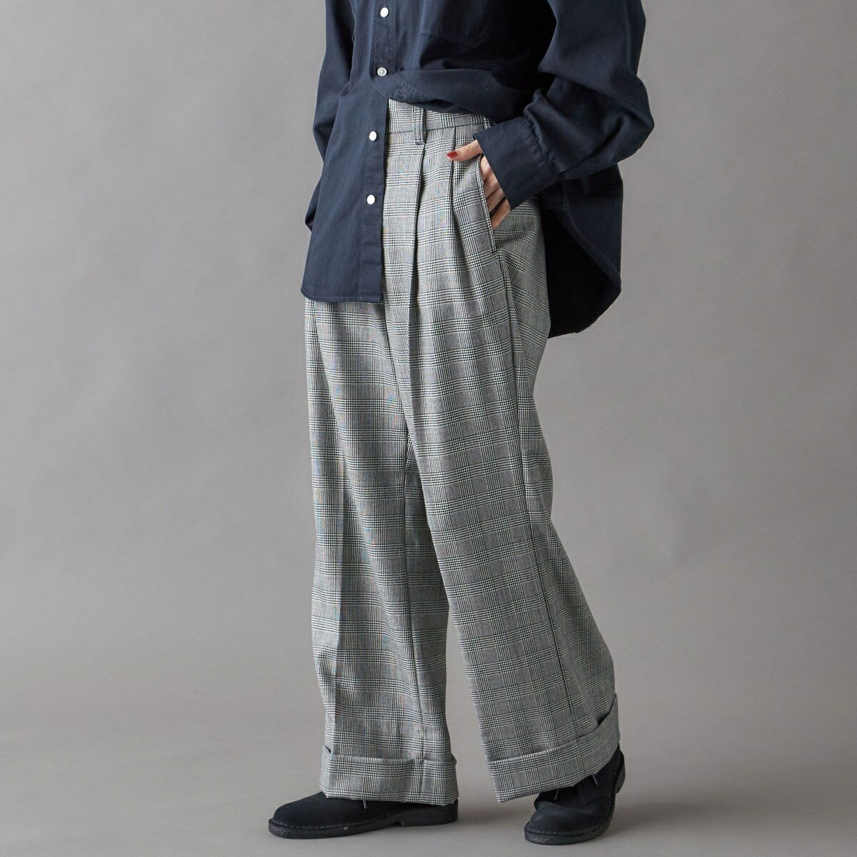 SHIPS NINE CASE:ワイド パンツ／シップス（SHIPS）