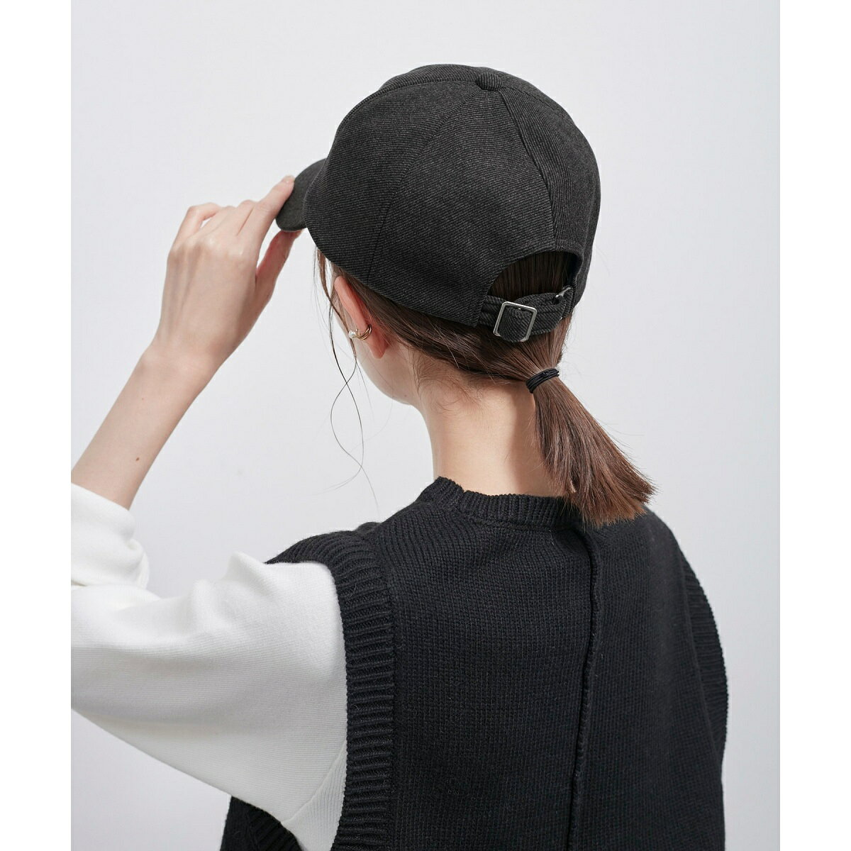 ラバーロゴ起毛ツイルキャップ/リンクコーデ／ロペピクニックパサージュ（ROPE' PICNIC PASSAGE） 0101marui-12706091 丸井(マルイ)楽天市場店 サンプル画像3
