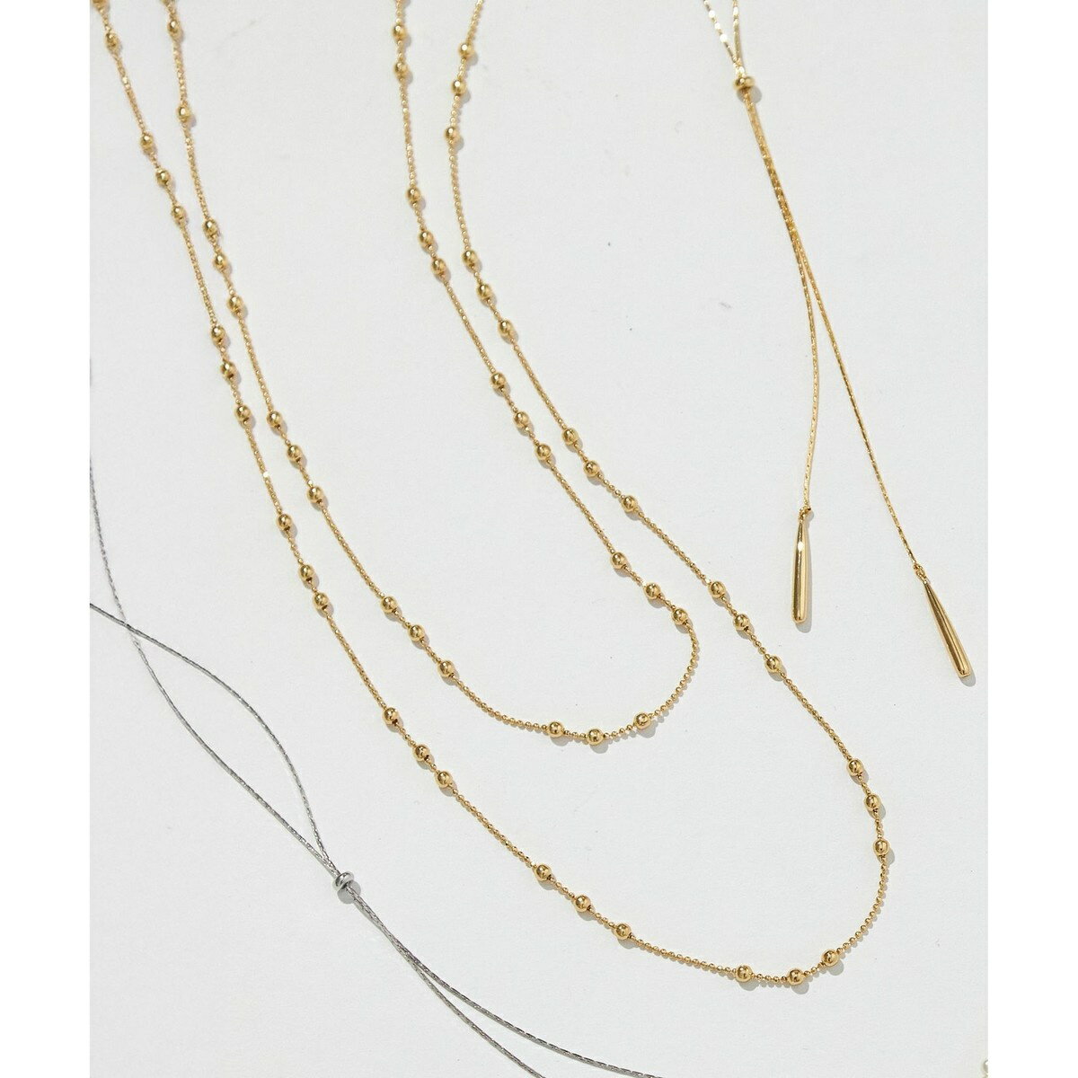 2連 ドットチェーン ネックレス／23区（23KU）のサムネイル