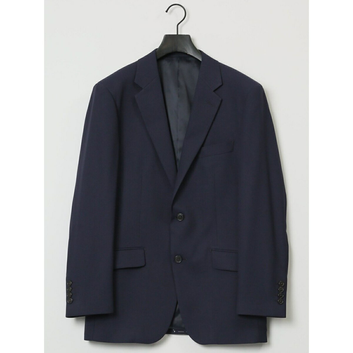 【ストレッチ ウォッシャブル】タカキュー 2ボタン2ピース セットアアップスーツ ストライプ紺／タカキュー（TAKA-Q）