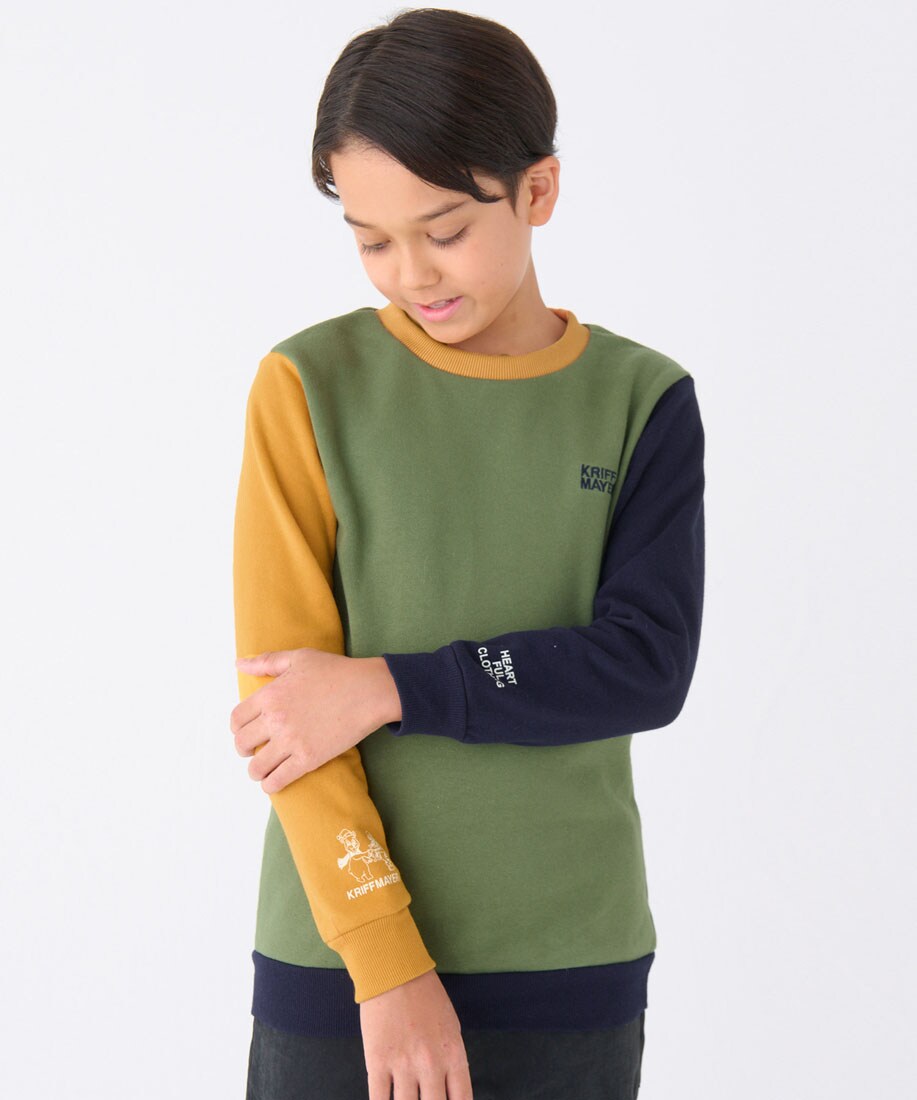 【裏起毛で暖かい！】なかよしスウェット 120cm〜170cm／クリフメイヤー（KRIFF MAYER）