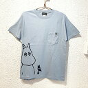 ムーミン ポケット Tシャツ (ブルー) Mサイズ アパレル/パーフェクト・ワールド・トーキョー(Perfect World Tokyo)