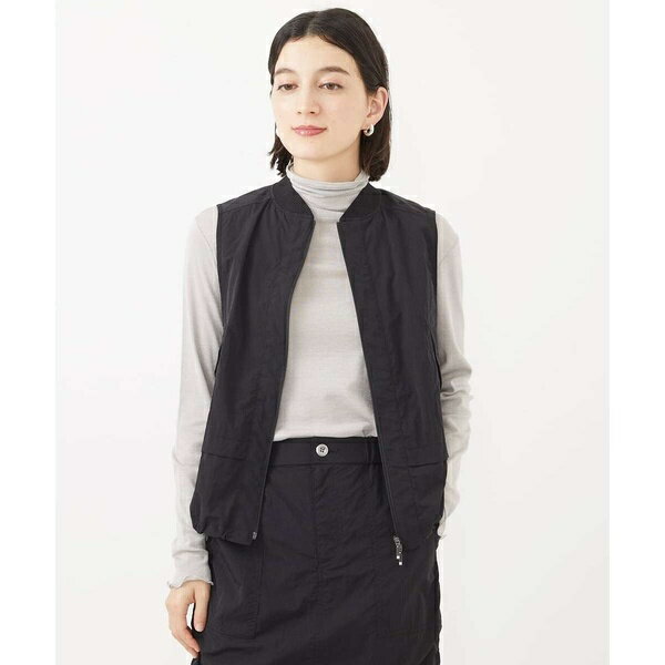 [セットアップ対応]シャンブレージップアップベスト／ジョルジュ・レッシュ（GEORGES RECH）