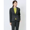 【ストレッチ ウォッシャブル】m.f.エディトリアル ポンチ 1釦ジャケット 紺(セットアップ可能)/m.f.エディトリアル(m.f.editorial)
