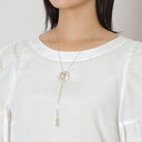 ラインアートフラワースライド ネックレス/トゥービーシック(TO BE CHIC)