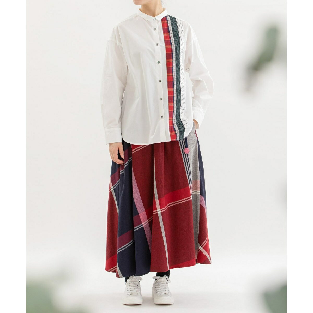 タイプライターパッチワークシャツ／ノップドゥノッド（nop de nod）