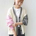 【WEB限定】〈手洗い可能〉配色 ポケット カーディガン/シップス(SHIPS)