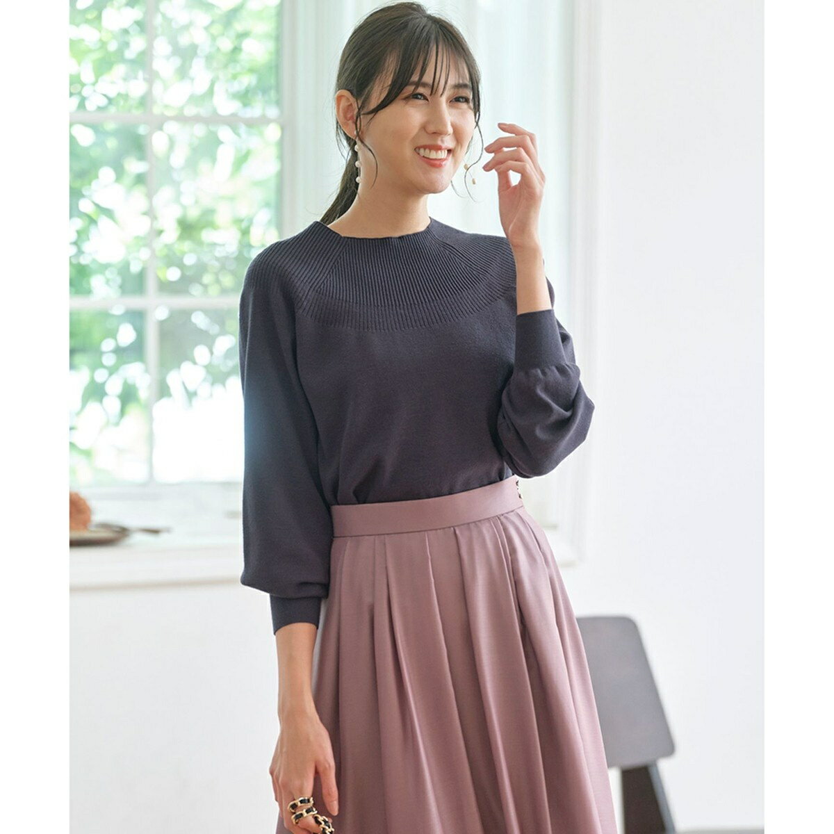 【洗える】ショート丈 プルオーバー／エニィスィス（ANY SIS）のサムネイル