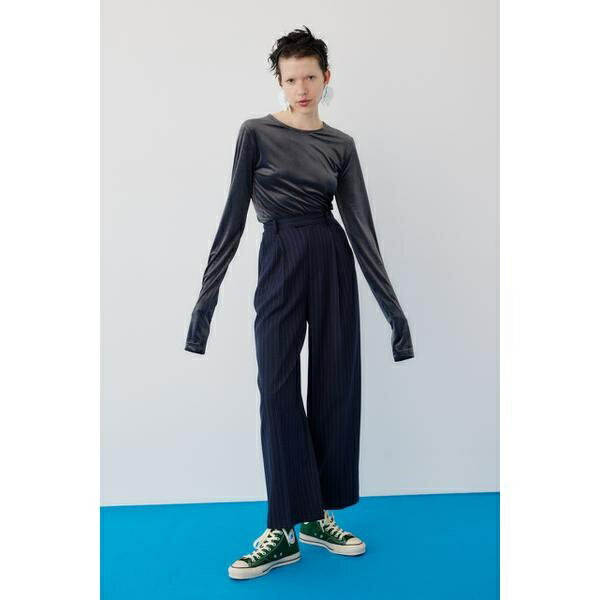 Center press pants/ヘリンドットサイ(HeRIN.CYE)