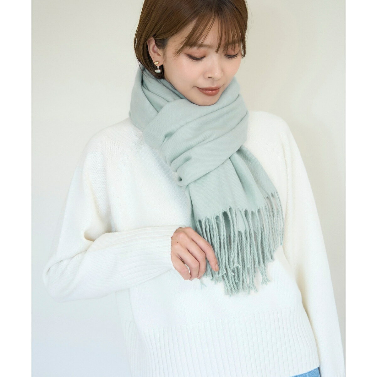 シアバター加工・静電気防止/カラーソリッドストール／ロペピクニックパサージュ（ROPE' PICNIC PASSAGE） 0101marui-12713083 丸井(マルイ)楽天市場店 サンプル画像3