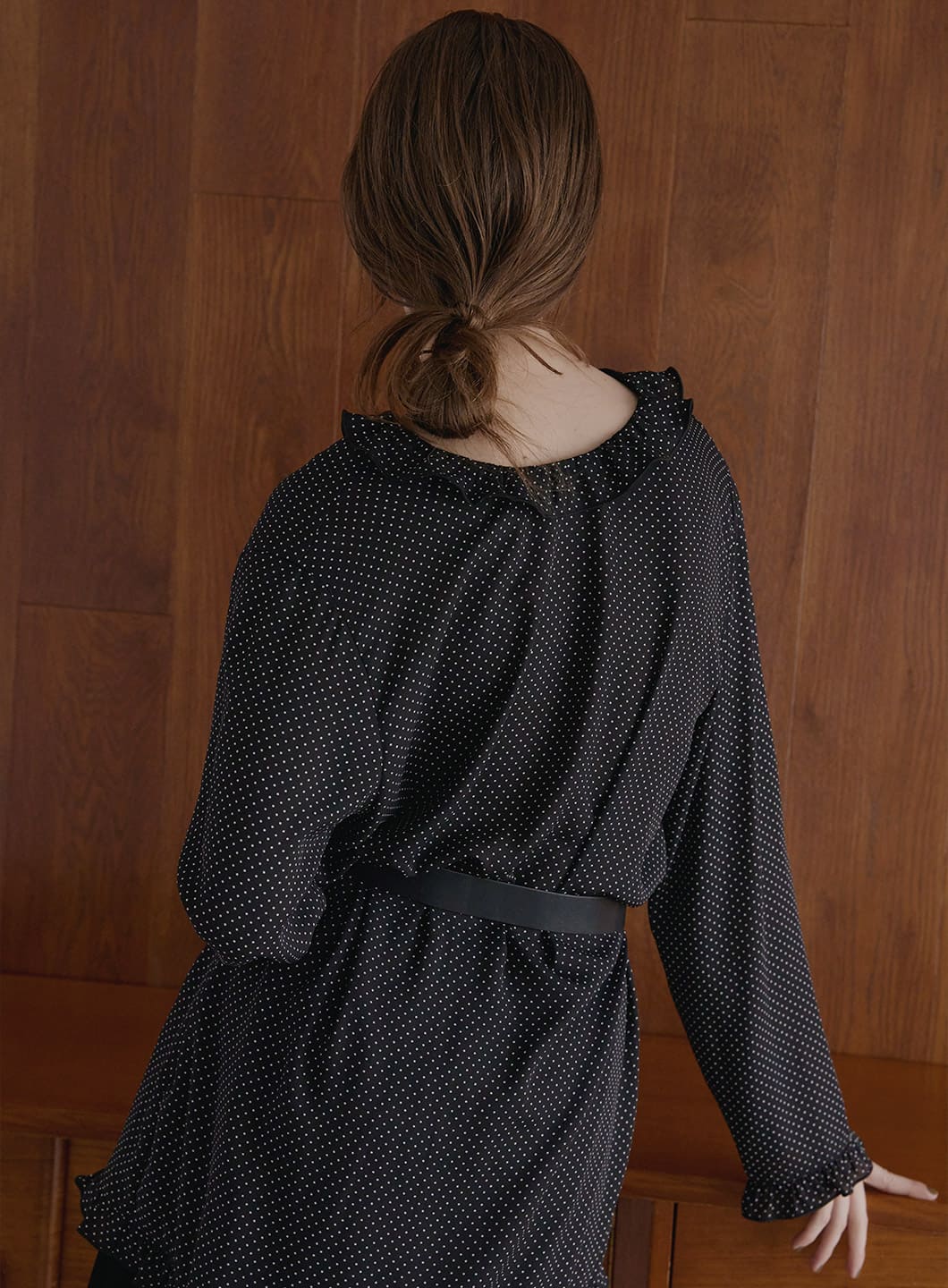 2WAYベルト付きドットチュニック／コエル（COEL）