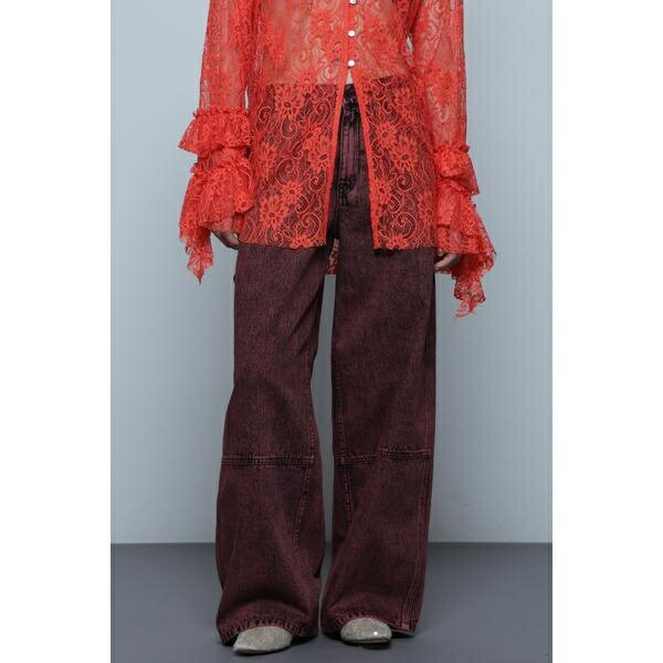 デニムペインターパンツ／ローズバッド（ROSE BUD）のサムネイル