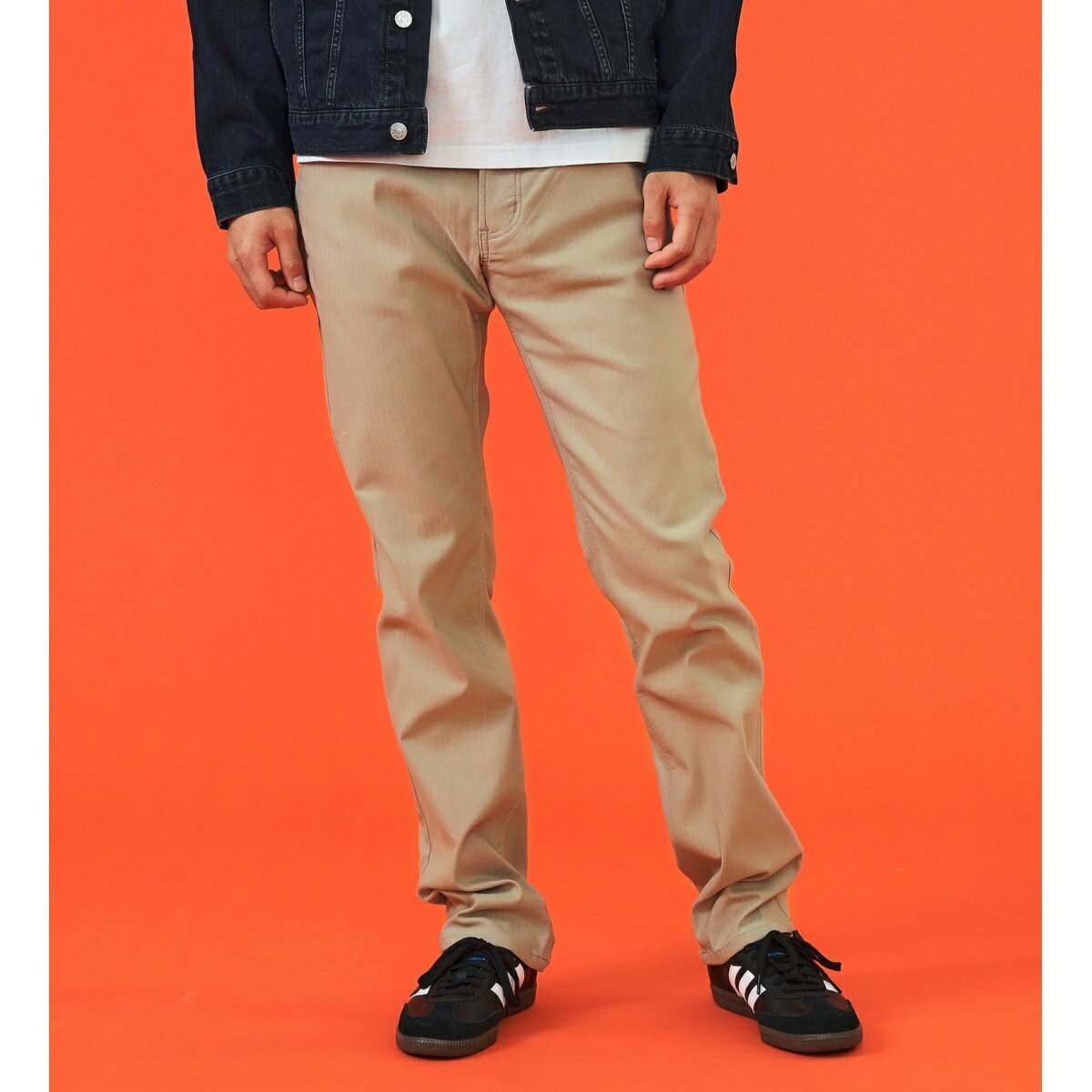 【暖】WILD FIRE インターナショナルベーシック 403 ふつうのストレート デニムパンツ ジ／エドウィン（EDWIN）