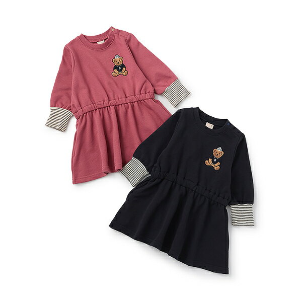 【リンク】くまサガラカットワンピース／プティマイン（petit main）のサムネイル