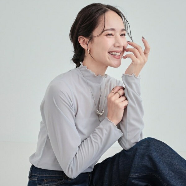 シアー配色メロウトップス/キューティーブロンド(Cutie Blonde)