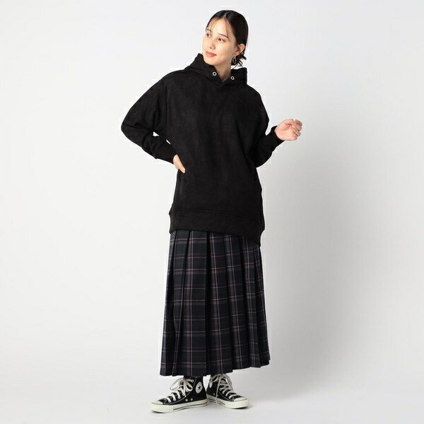 丸井（マルイ）楽天市場店のチェック柄 タックロングスカート／グランドパーク（Grand PARK）｜アングル3