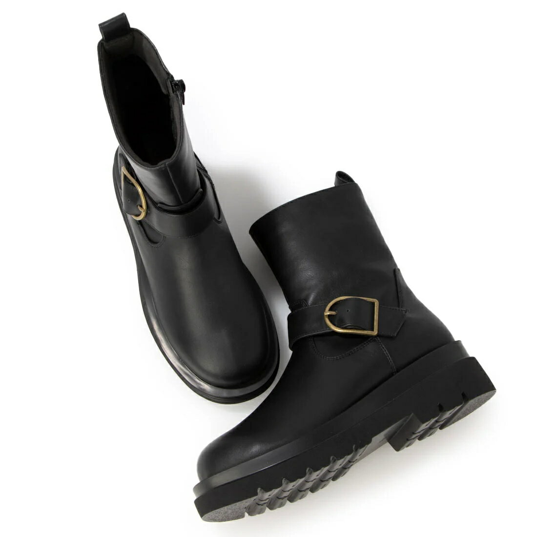 トラックソールショートブーツ(S147)／ラウナレア（Launa lea）