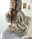 シンプル大人カジュアル。ワンポイント胸刺繍裏起毛パーカー(セットアップ可能)/クラシカルエルフ(Classical Elf)