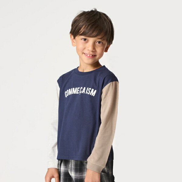 ロゴプリント長袖Tシャツ　／コムサイズム（COMME CA ISM）のサムネイル