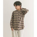 『親子リンク』『WEB/一部店舗限定』バンドカラーチェックシャツ(KIDS)/アーバンリサーチ ドアーズ(URBAN RESEARCH DOORS)