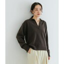 カシミヤ混強縮キーネックニットプルオーバー/アーバンリサーチ(URBAN RESEARCH)