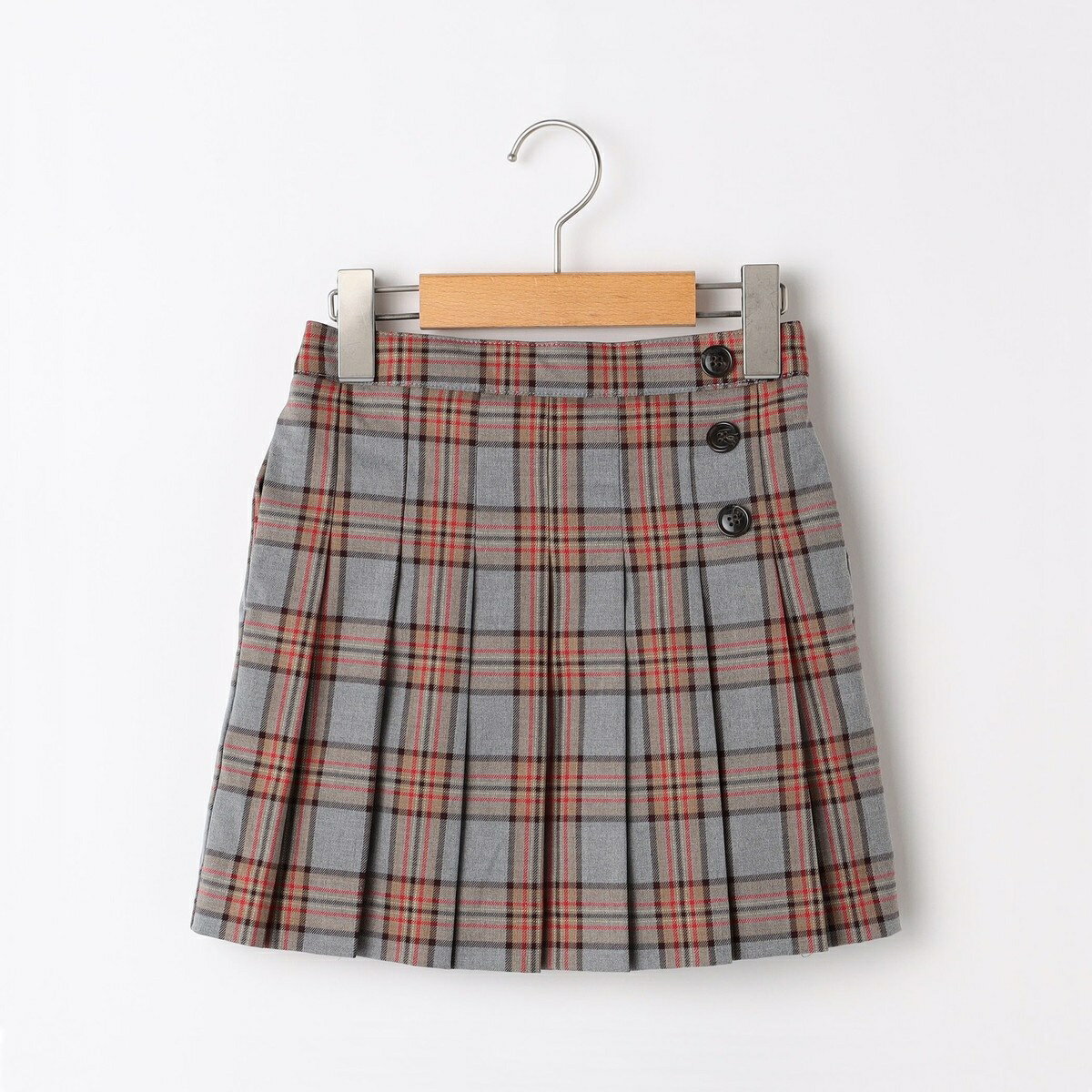 SHIPS KIDS:80〜90cm / チェック プリーツ スカート／シップス（SHIPS）