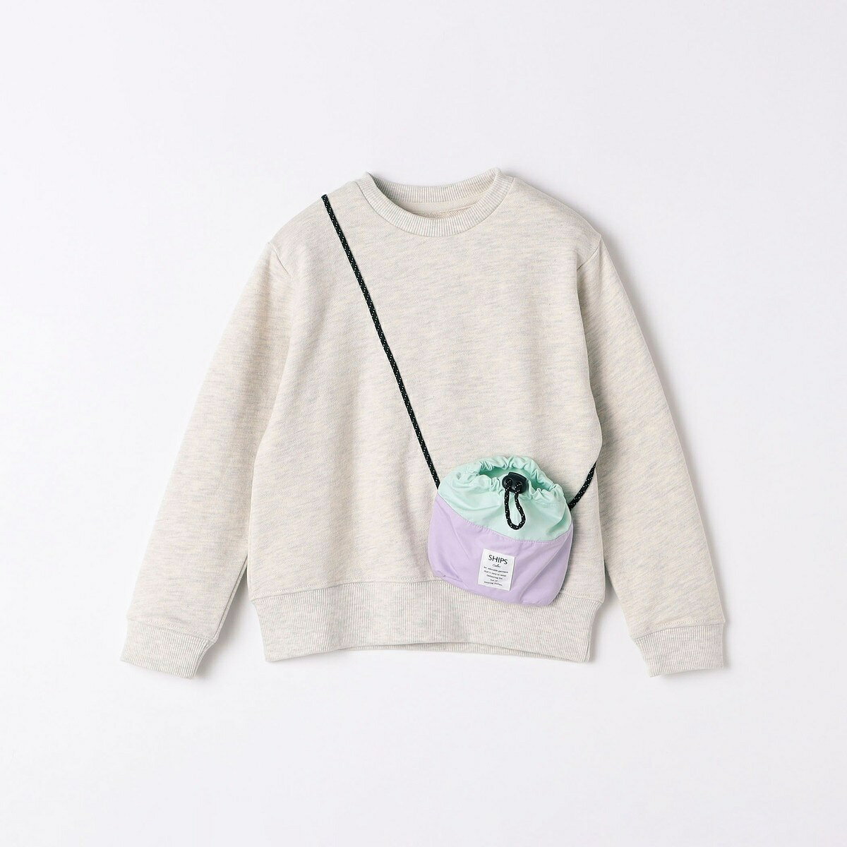 SHIPS Colors: 90~140cm /〈洗濯機可能〉ボディバッグ スウェット／シップス カラーズ（SHIPS Colors） 2