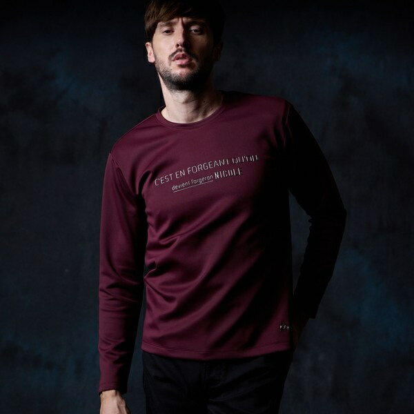 ストレッチポンチジェルプリント長袖Tシャツ／ハイダウェイ（HIDEAWAYS）