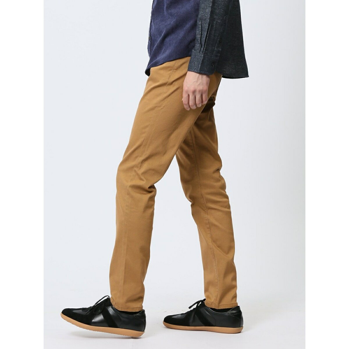 m.f.エディトリアル クロスストレッチ裏起毛 スキニーパンツ ツイル／m.f.エディトリアル（m.f.editorial）