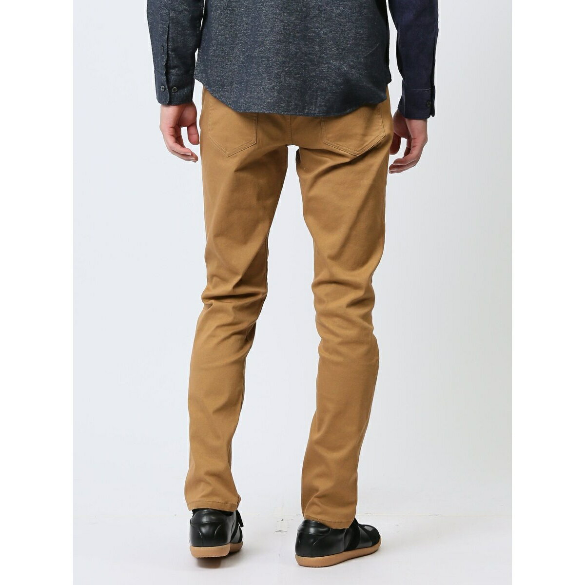 m.f.エディトリアル クロスストレッチ裏起毛 スキニーパンツ ツイル／m.f.エディトリアル（m.f.editorial）