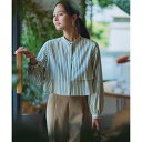 【WEB限定色あり】フルコーデフリルシャツ/組曲(KUMIKYOKU)